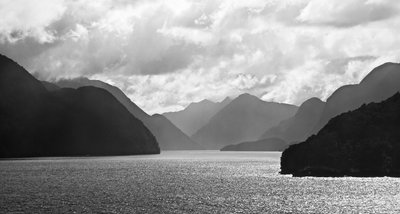 Mountain Layers in Black and White, 2018 by Unbekannt Unbekannt
